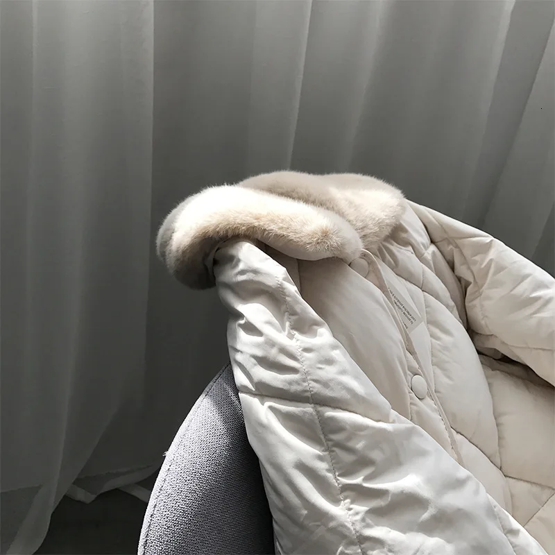 Mooirue осень зима уличная куртка пальто Femme длинная хлопковая стеганая одежда со стразами свободная пуховая хлопковая свободная парка