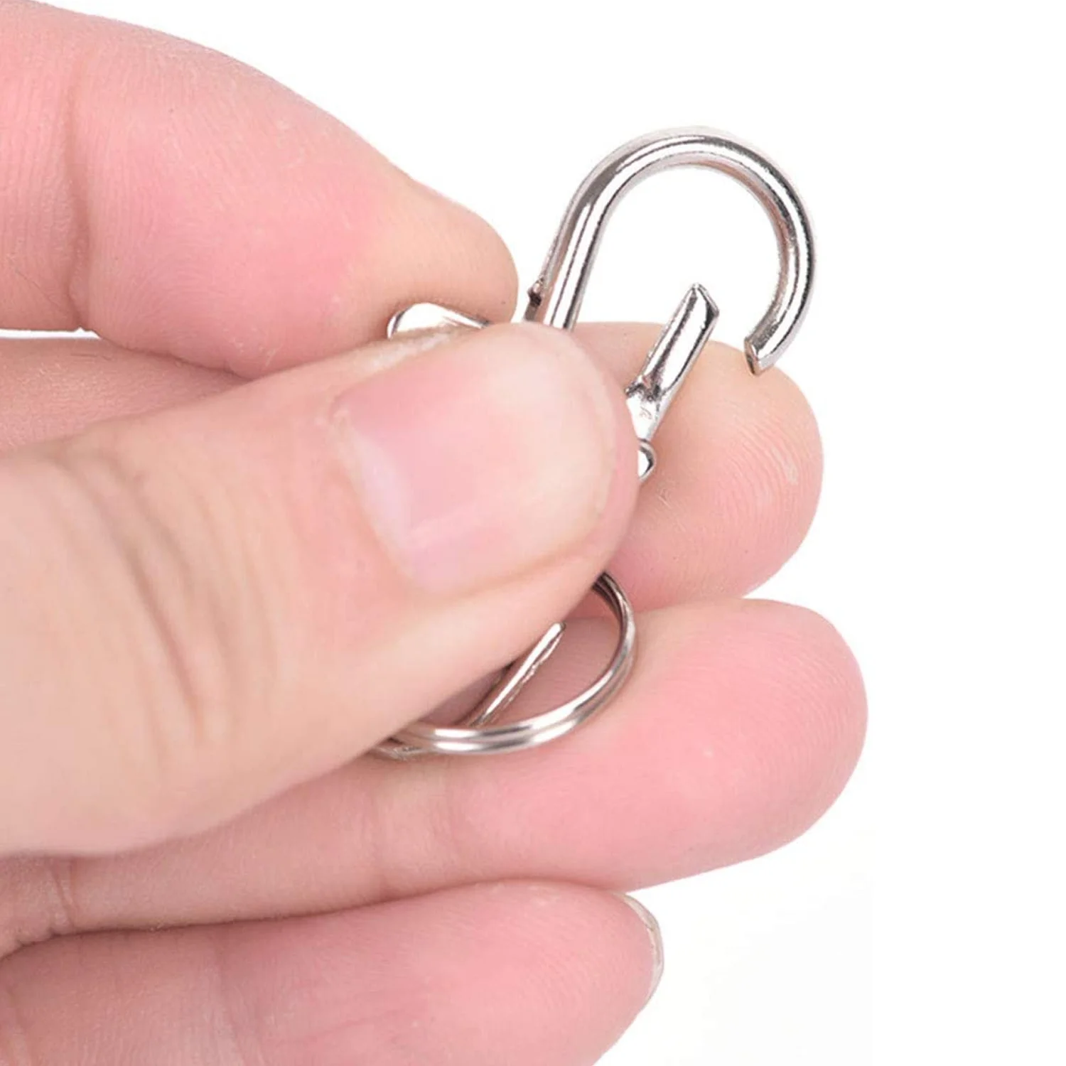 100 шт. крючки для ключей и брелоки с кольца талрепа Кнопка оснастка ювелирной