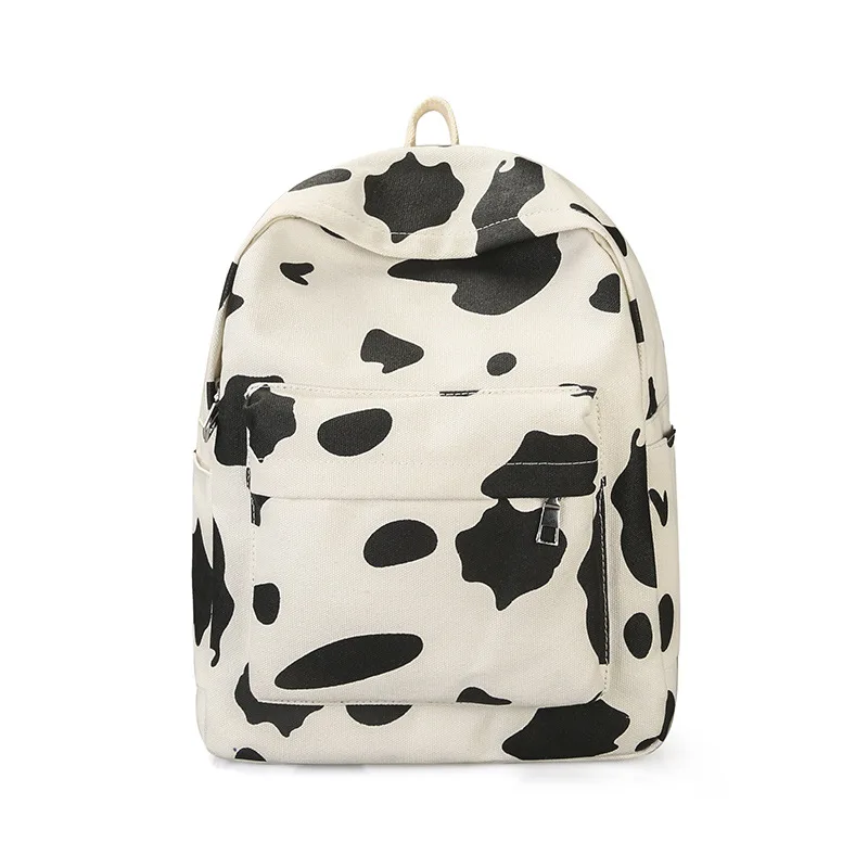 

Fashionable Simple Canvas bags Chic bags Women's 2019 Cow Backpack
