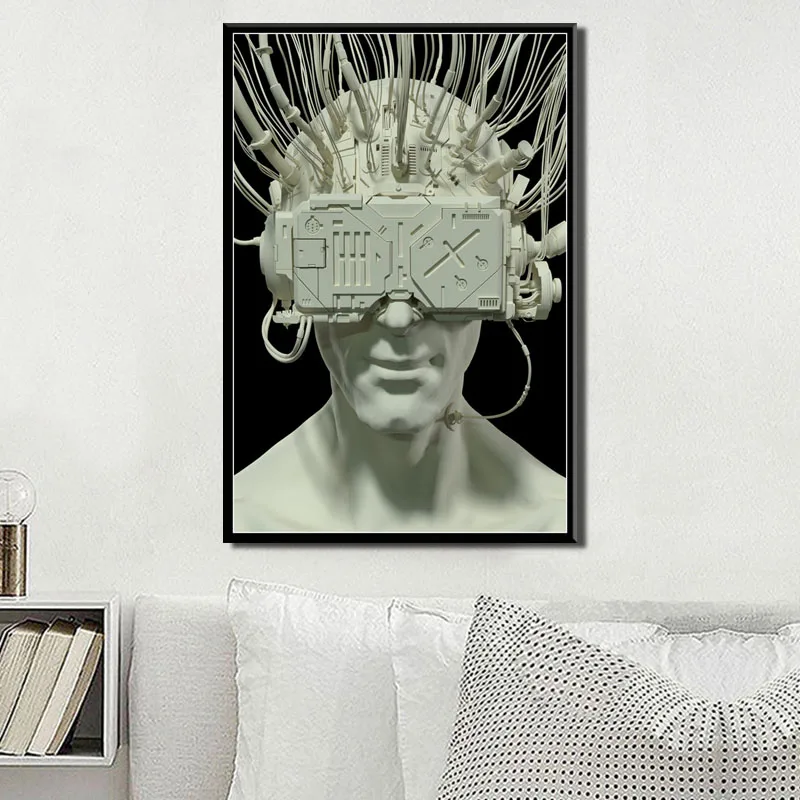 

Настенная Абстрактная Декоративная Картина на холсте Вильям Гибсона