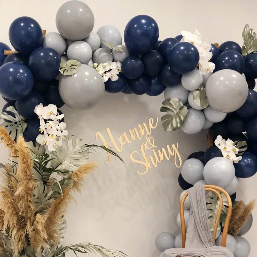 50 шт. Румяна Пастельная кожа цветные латексные воздушные шары комбинированная