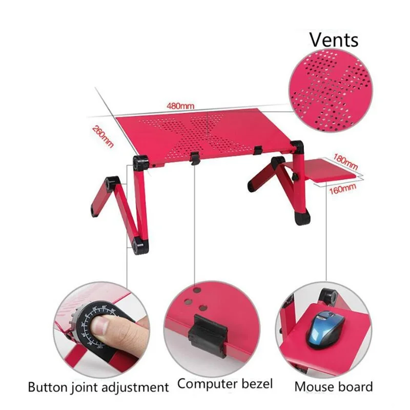 Эргономичный столик для ноутбука с подставкой мыши | Мебель