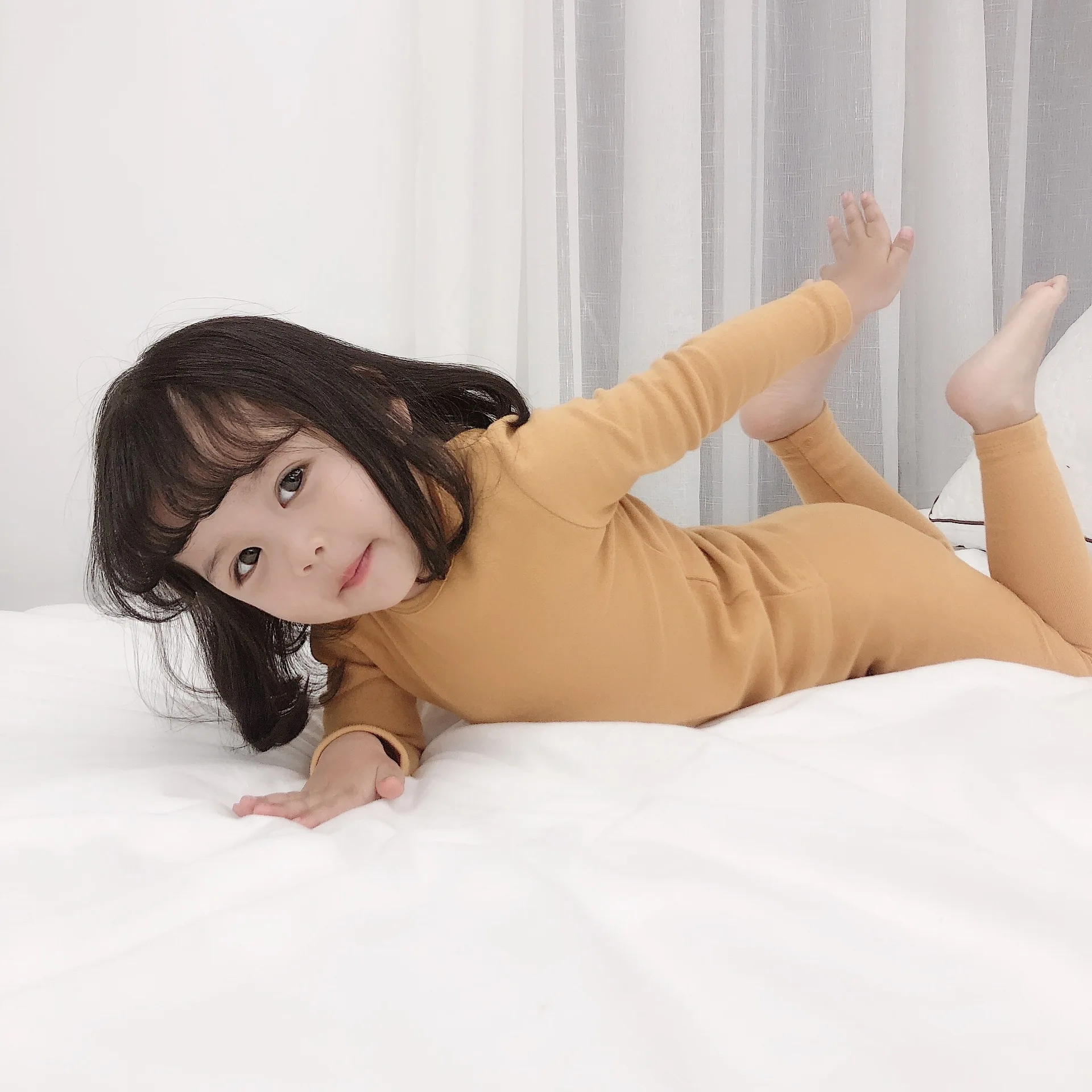 

Spring Baby Boy Girl Soft Cotton Pajamas Clothes Set Sleepwear Nightwear Outfit for Newborn Infant Children Cloth Kid Clothing