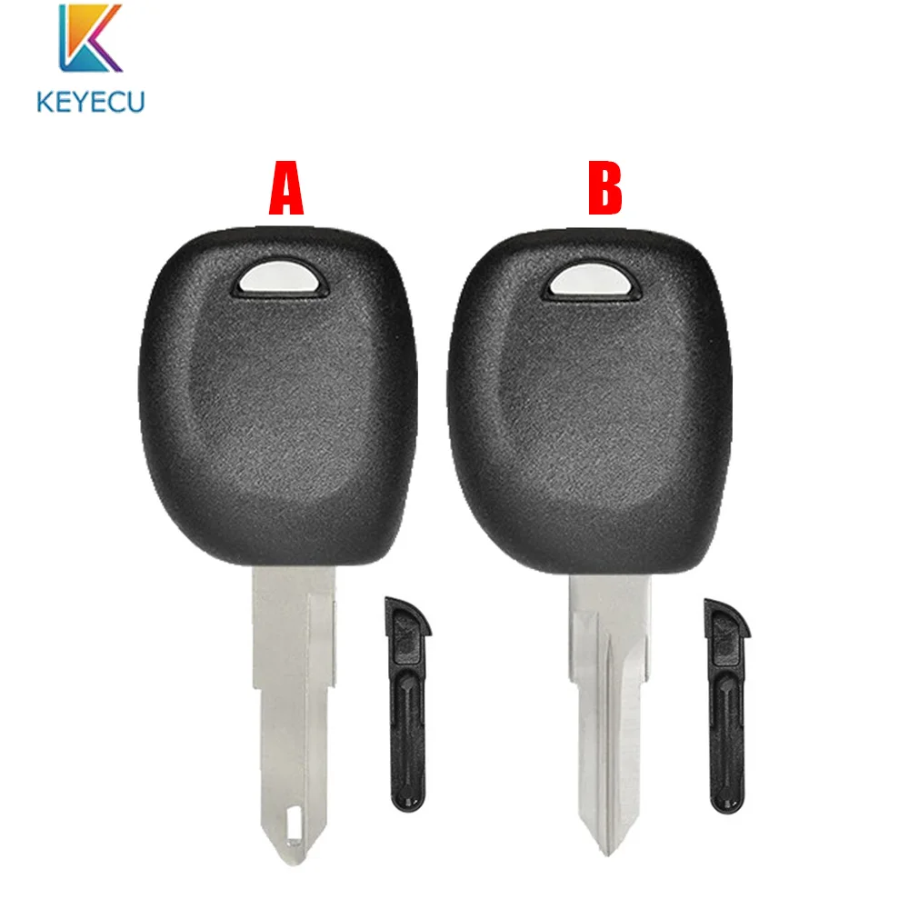 KEYECU 10 шт./лот корпус ключа транспондера с вилкой Fob для Renault без логотипа|Ключ от