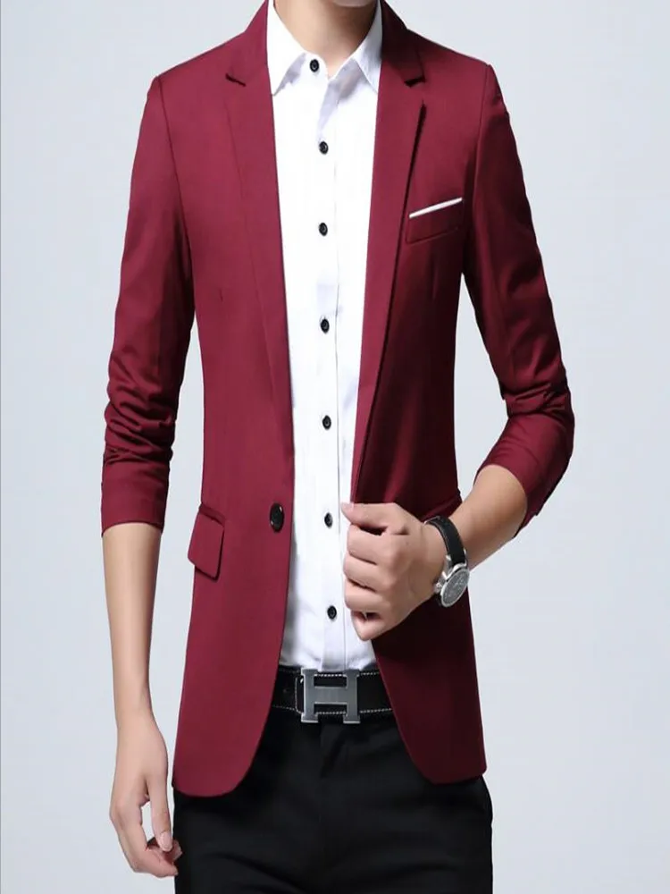 Новый мужской костюм для отдыха куртка самостоятельного культивирования