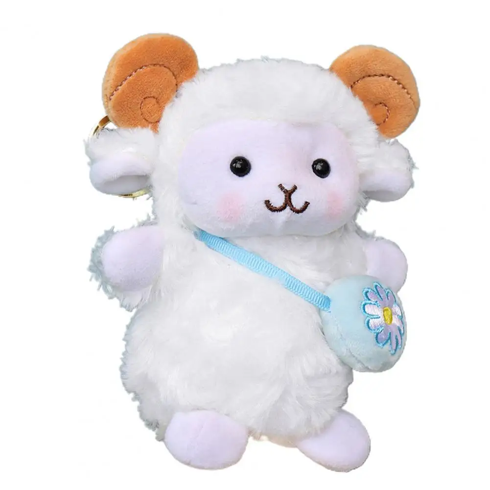 

Kids Plush Toy Adorable Sheep Shape Soft Touch Feeling PP Cotton High Simulation Sheep Stuffed Doll Toys