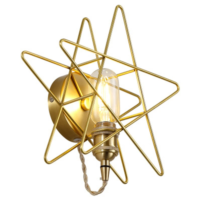 

LED Nordic Modern Minimalist Wall Light Creative Personality Living Room Bedroom Restaurant Bedside Stairs Aisle Lighting