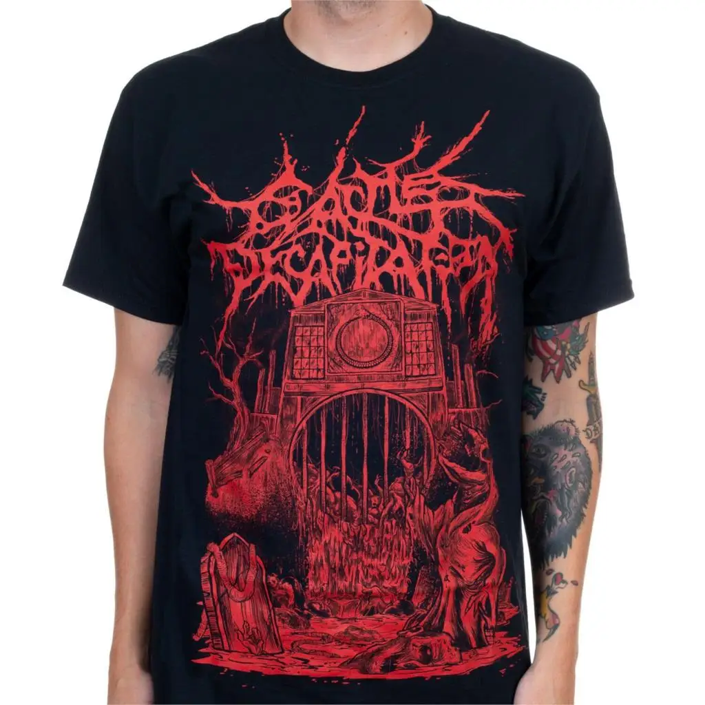 Подлинная футболка с надписью DECAPITATION Sorry and The Grave S 3XL новинка|Мужские футболки| |