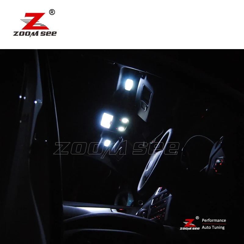 16 шт. автомобильная светодиодная лампа для зеркала и багажника + внутренняя