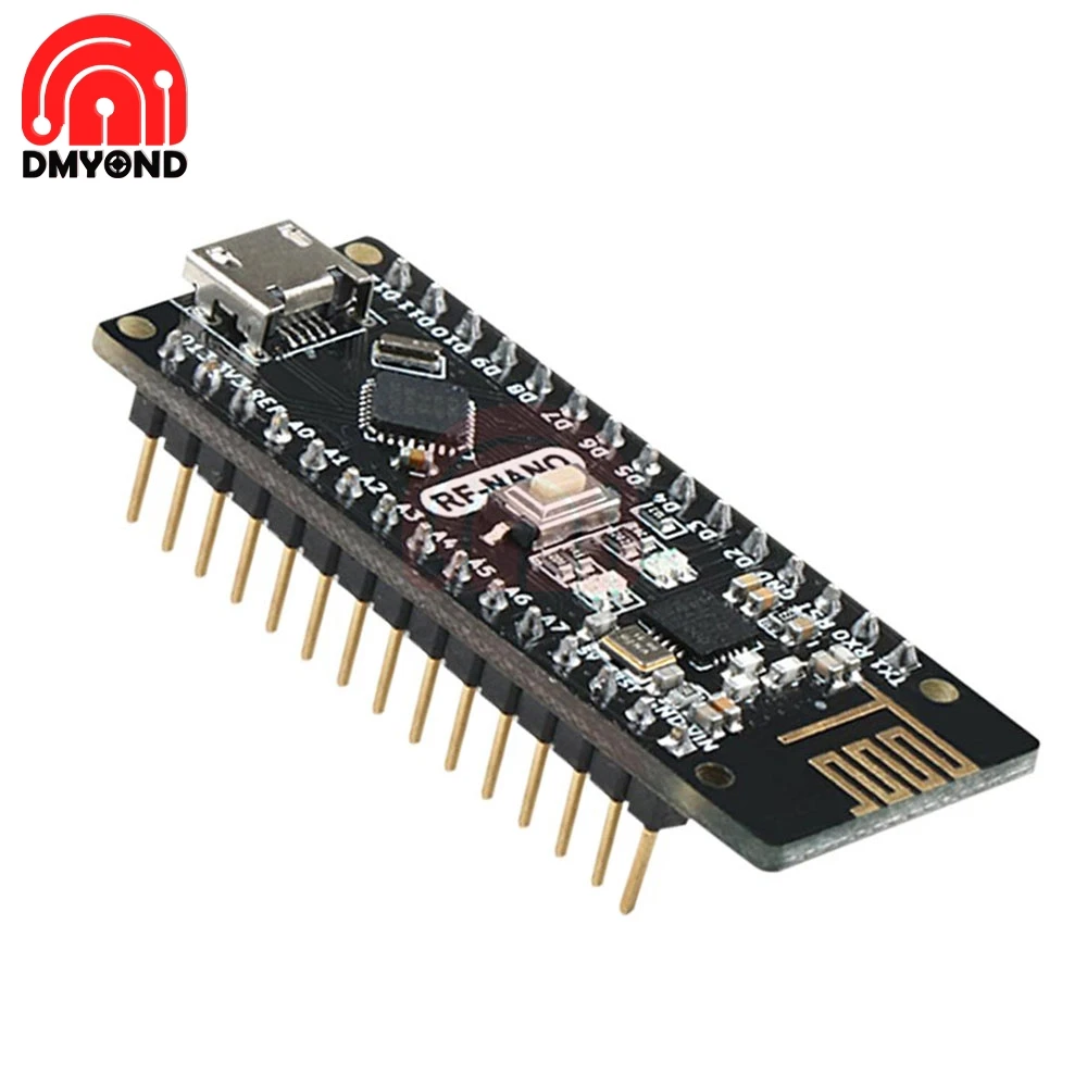 Nano V3.0 CH340G NRF24l01 Беспроводная плата разработки Micro USB интегрированная беспроводная