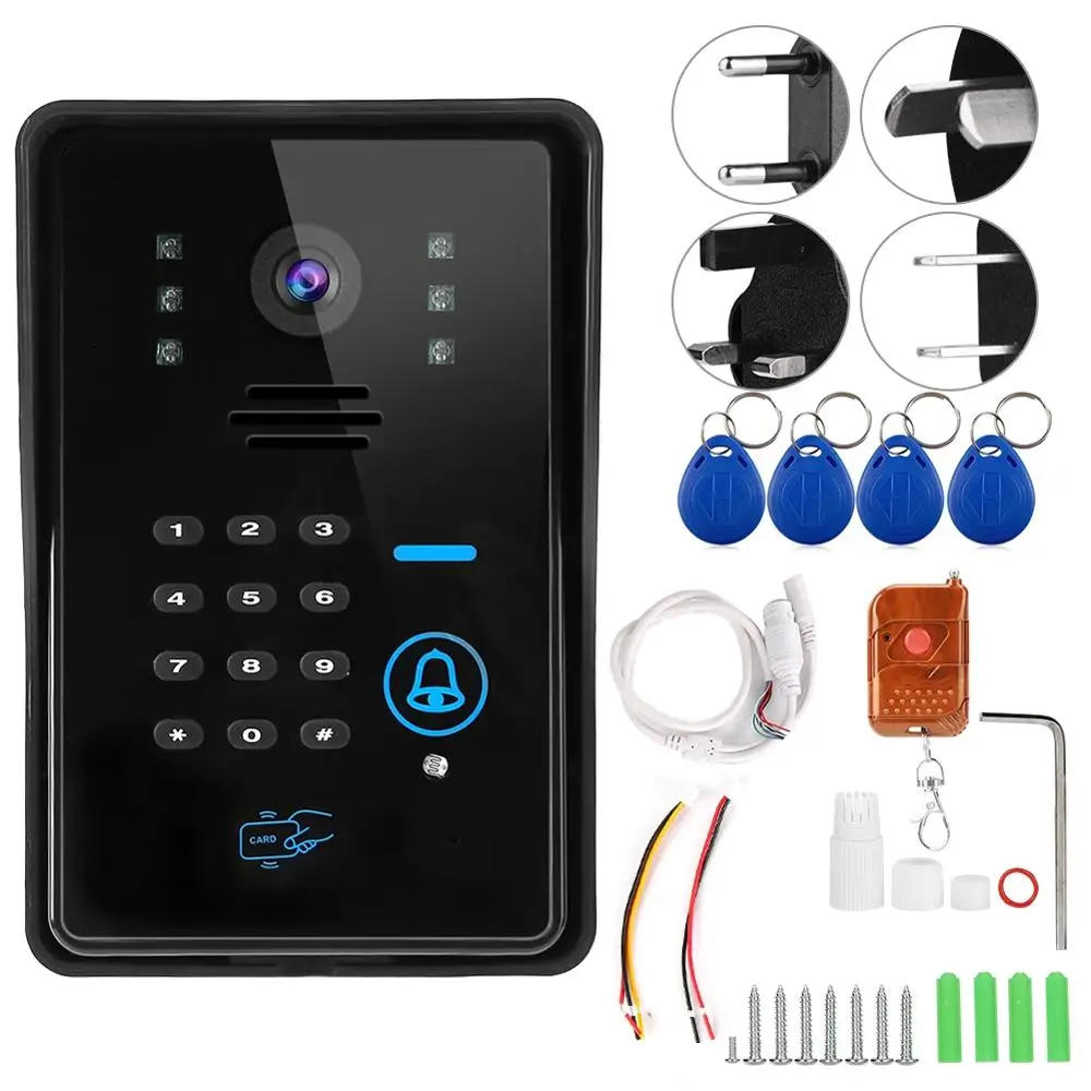 Беспроводной видеодомофон с дистанционным управлением умный домофон дверной