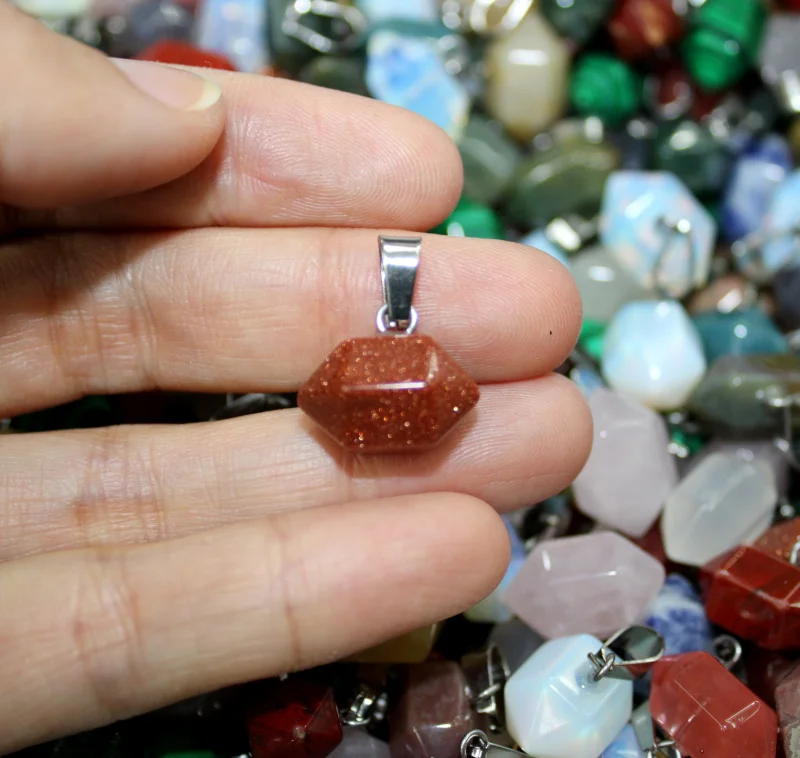 Оптовая продажа 24 шт./натуральный камень Малахит в форме столба точка чакры