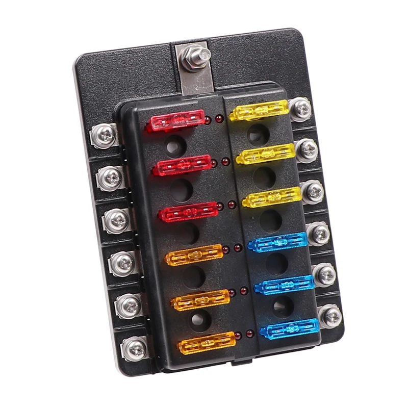 12V 24V плавкий предохранитель держатель 12/10/6 способы изменение предохранителей