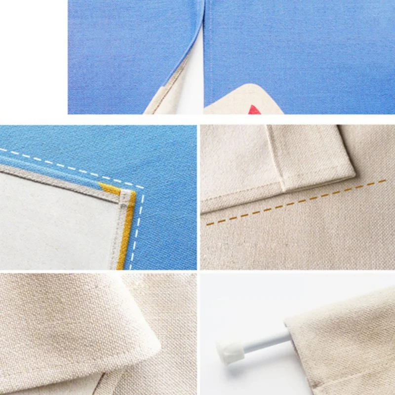 Японский стиль дизайн от солнца Норен Дверной проем занавеска хлопок и лен