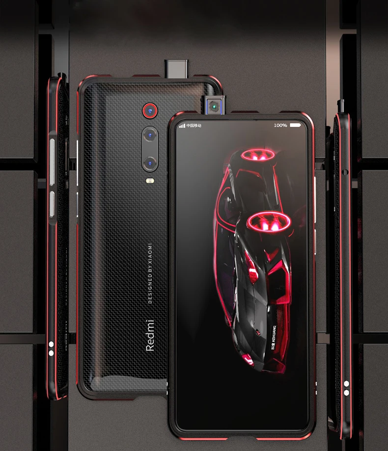 Роскошный металлический бампер чехол для телефона Xiaomi Redmi K20 K20 Pro алюминиевая рамка 3D защитный чехол для Xiaomi 8 6 чехол противоударный