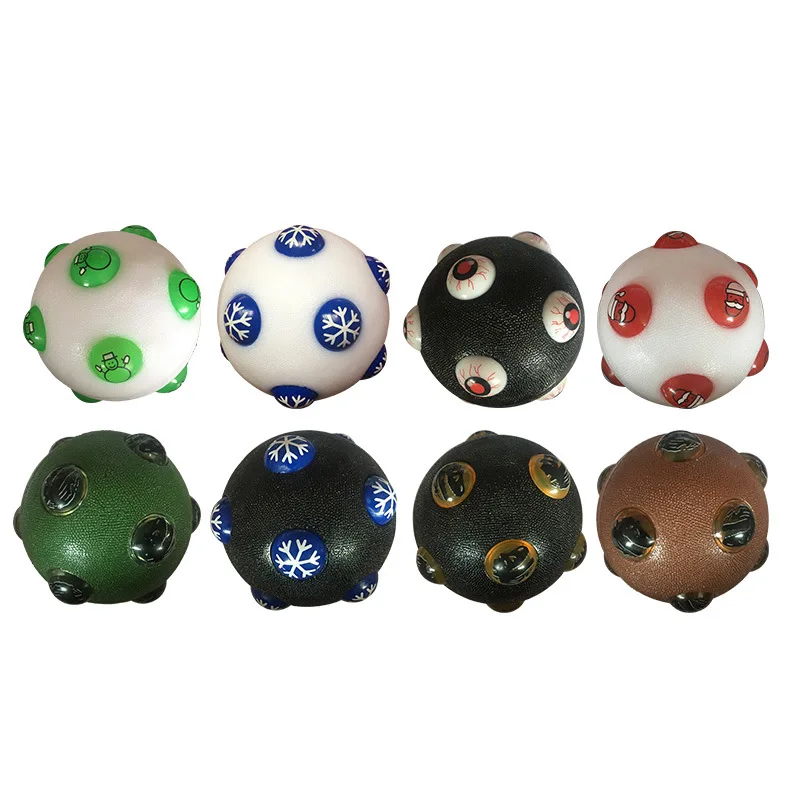 

100pcs 10cm bouncing ball elastic luminous ball