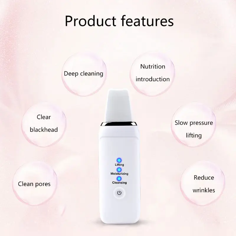 

Skin Scrubber Face Spatula Pores Cleanser Exfoliator Blackhead Remover Comedones