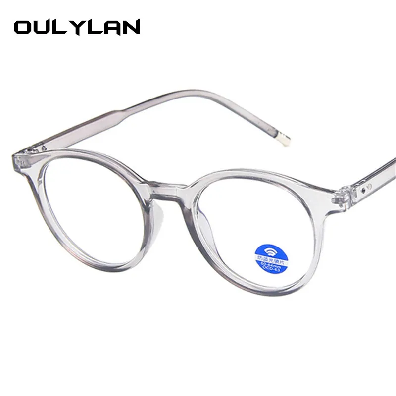Оправа для очков Oulylan женщин и мужчин оправа с защитой от синего света винтажные