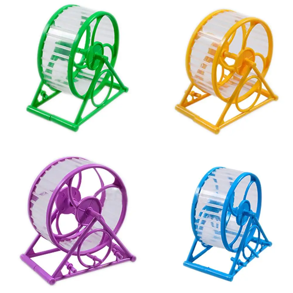 

Hamster Wheel Cage Pet Jogging Toy Small Hamster Running Exercise Wheel Running Spinner Sport Wheels Random Colors