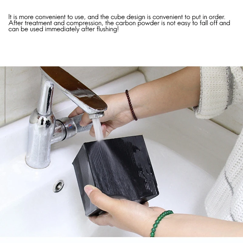 

2Pcs Water Purification Square Eco-Aquarium Water Purifier Ultra Strong Filtration Absorption Home Cleaning Supplies