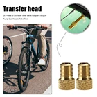 2 шт. французский Presta к американскому велосипедному клапану шрадера адаптеры для производства навыков велосипедный насос газовая насадка трубка инструмент аксессуар
