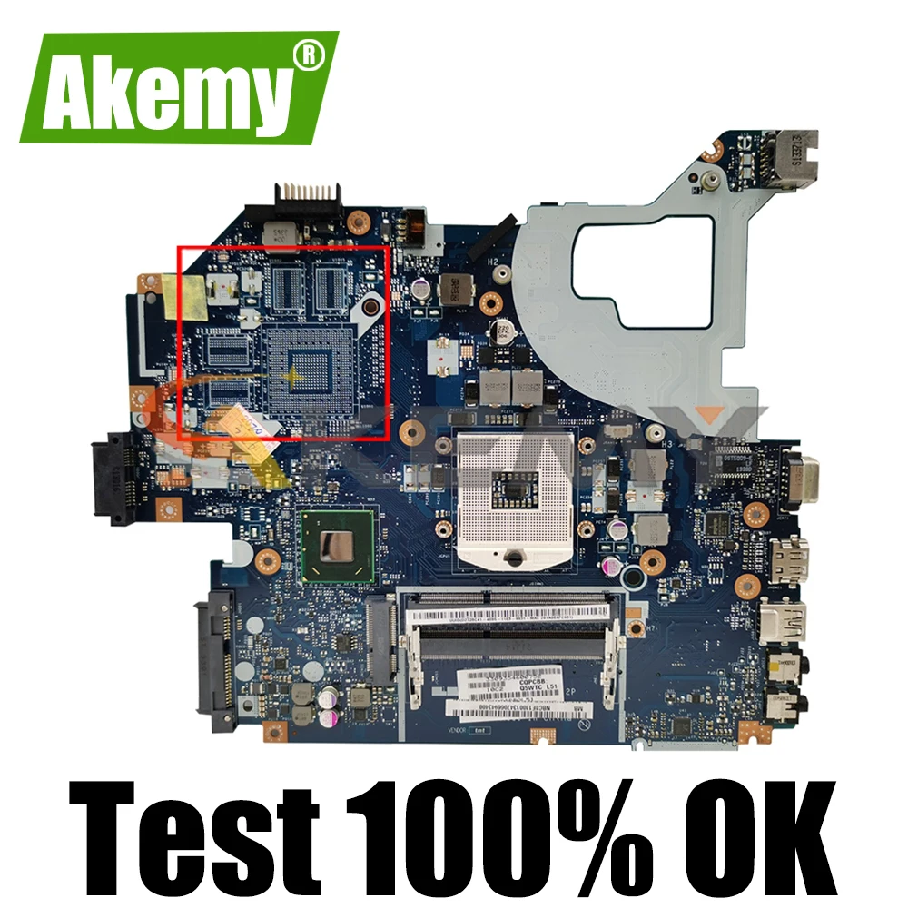 

Q5WVH Q5WV1 LA-7912P Mainboard For ACER E1-571G V3-571G V3-571 E1-531 Laptop Motherboard W/ SJTNV HM70 (No Support i3/i5) Tested