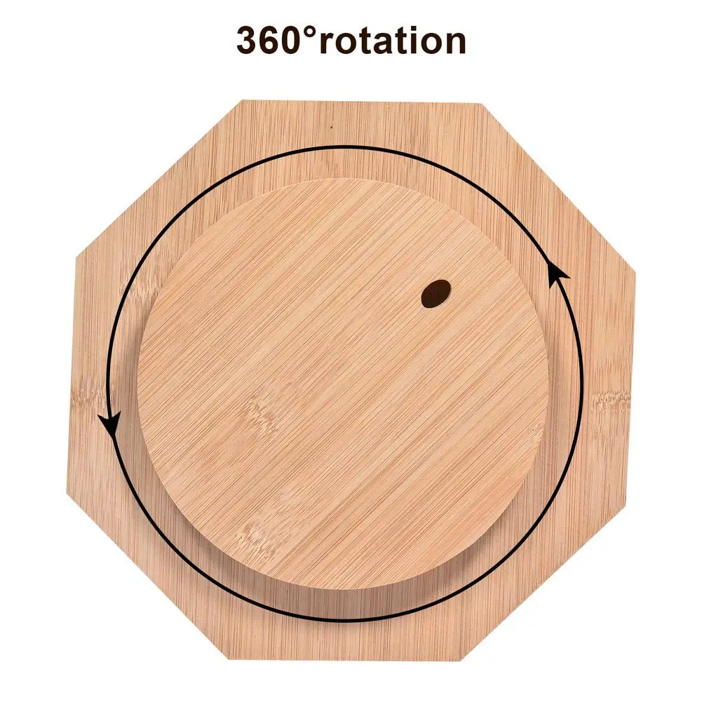 

Natural Bamboo Storage Box Sectional Tray Snack Teabag Container Spiral Tea Bag Storage Box Desktop Storage Rack For Cabinets