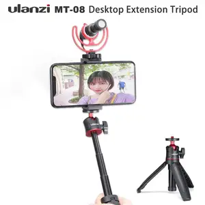 MT-08 Ulanzi, раздвижной штатив для камеры SLR и DSLR, крепление для смартфона Sony A6400, A6600, RX100, ZV1, Canon G7X, Nikon