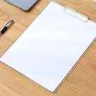 Портативная папка для файлов A4 с прочным бумажным зажимом, многофункциональная прозрачная Вертикальная папка для файлов для офиса и школы