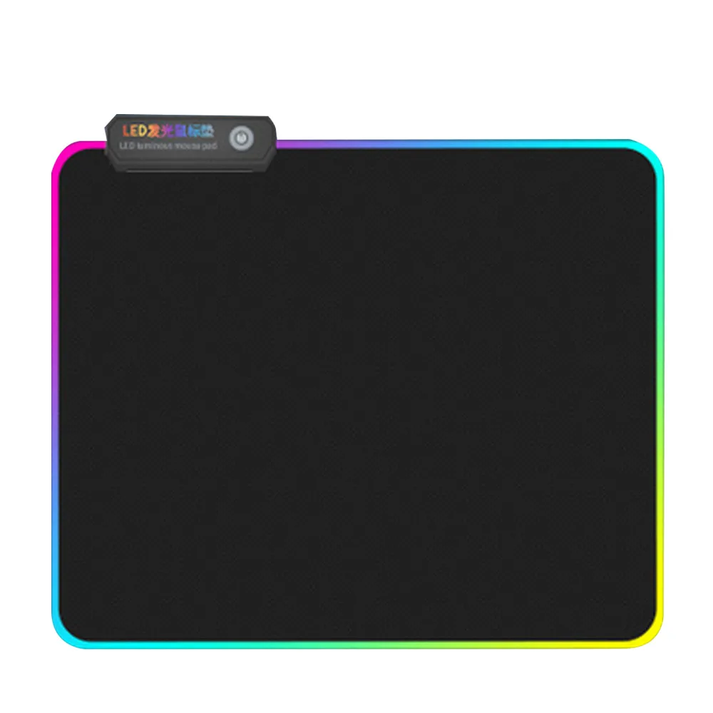 Elisona проводной игровой коврик для мыши со светодиодный RGB подсветкой ноутбука