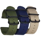 Ремешок нейлоновый для наручных часов, спортивный браслет для Samsung Galaxy watch 46 мм 42 мм Active2 Active1 Gear S3 frontier