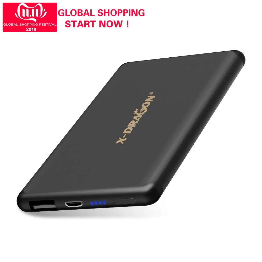 Внешний аккумулятор, Ультратонкий внешний аккумулятор для iPhone 5S, 6, 6 S, 7, 7 plus, 8, iPhone X, iPad, mini, iPad, Air, huawei, Xiaomi и т. Д