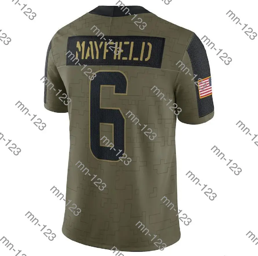 

Stitch Men Baker Mayfield 2021 Salute To Service Limited Cleveland Jersey