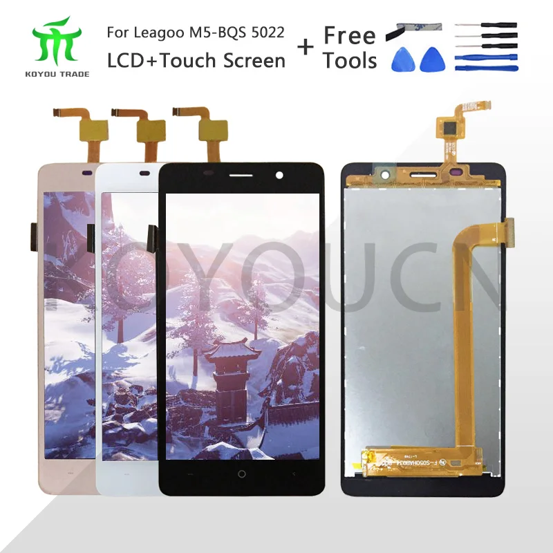 5 &quotдля Leagoo M5 ЖК дисплей и сенсорный экран 100% протестированный дигитайзер сборка