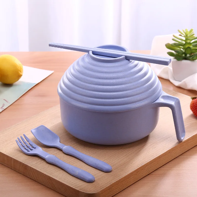 Корейская миска бенто мгновенная для лапши с крышкой артефакт общежитие легко