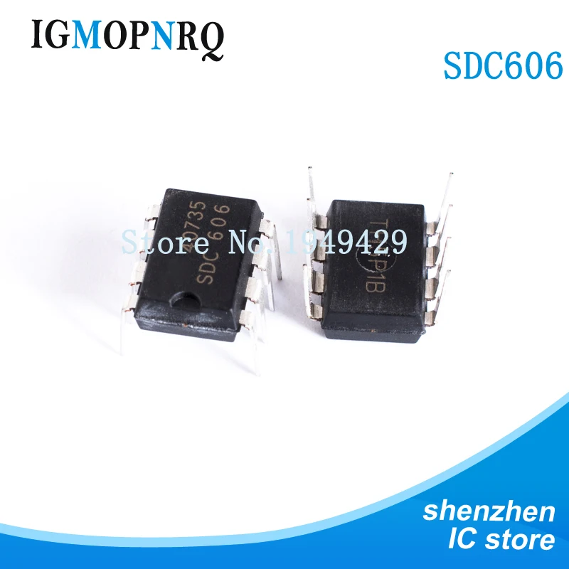 10 шт. SDC606 DIP-8 SDC606P SDC 606 Новая быстрая доставка | Электронные компоненты и