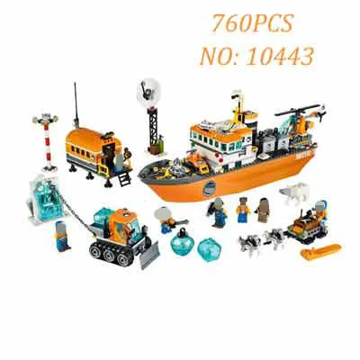 Lepinblocks 783 шт. Bela 10442 City Arctic Snow Base Camp полицейская модель строительные блоки