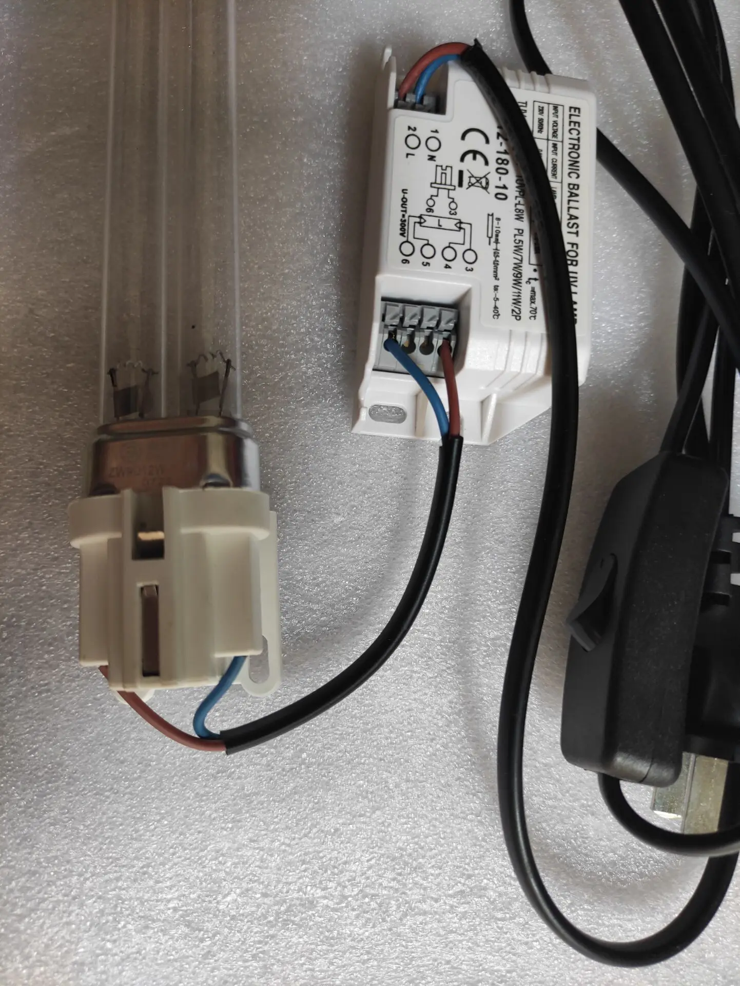 UVC-9W Shelllight ультрафиолетовая лампа для дезинфекции ZW9D12W-H145 9W электронного типа (с