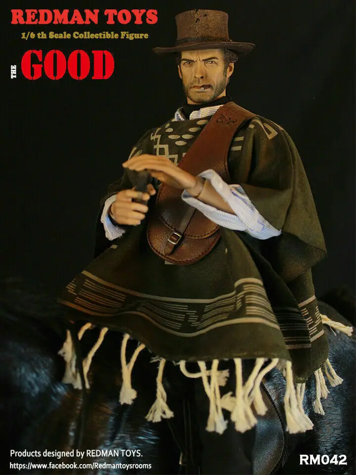 In Stock West Cowboy REDMAN TOYS 1/6 Scale RM042 The Good Action Figure Collectible Dolls For Collection | Игрушки и хобби