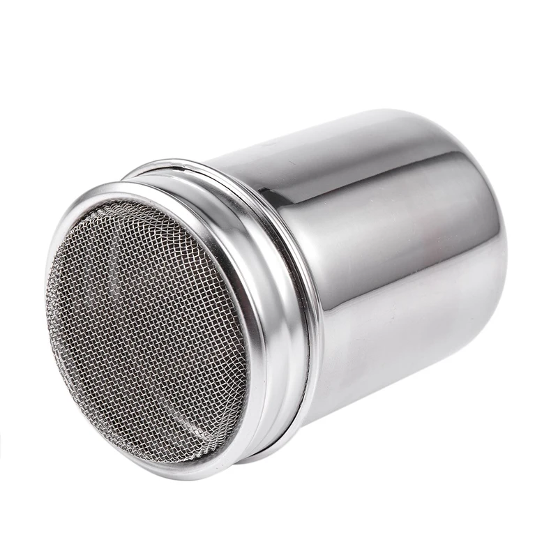 Silver stainless steel mesh tube type dusters dusting salt shaker spice jar Promotion | Herb &amp Spice Tools