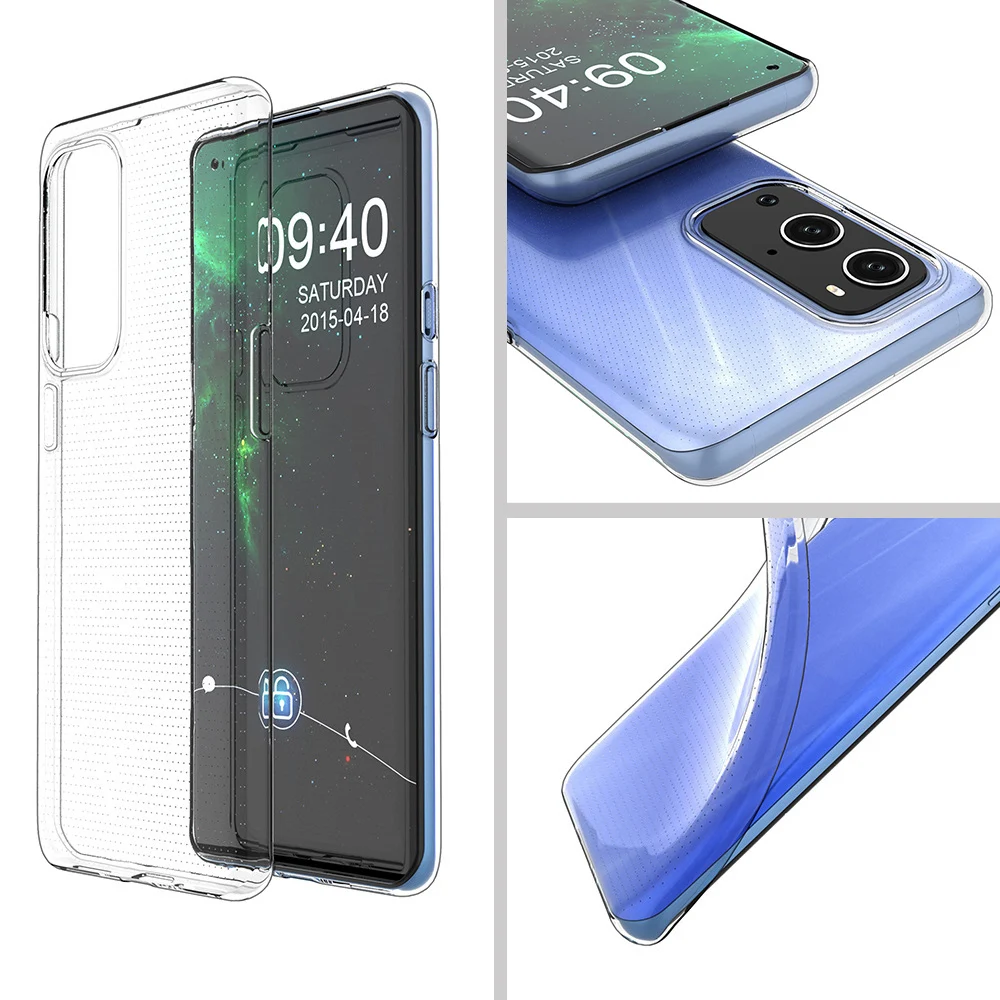 Кейс для Назначение OnePlus Ace / 9 Pro 8T ТПУ Силиконовый прозрачный чехол-бампер Nord N10 5G
