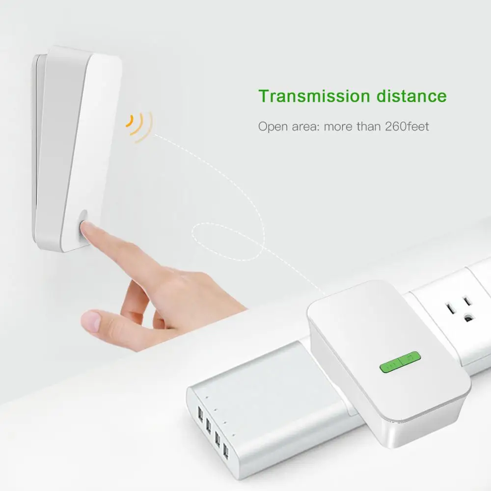 Автономный беспроводной дверной звонок Linptech Linbell без батареек для дистанционной