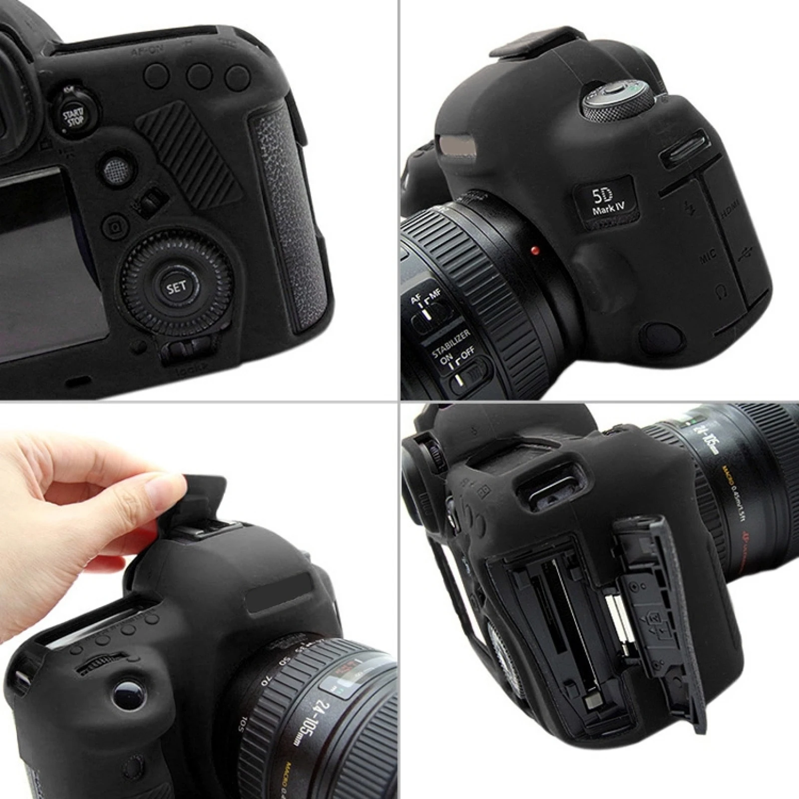 Чехол PULUZ для Canon EOS 5D Mark IV силиконовый мягкий защитный чехол камеры s | Электроника