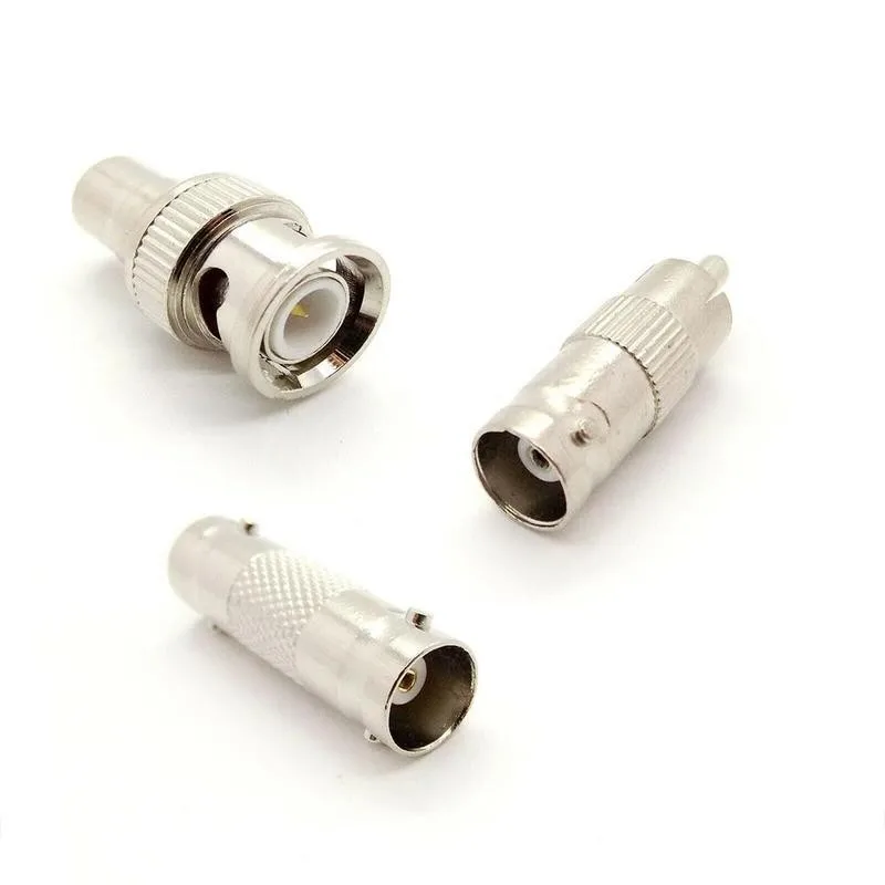 

BNC Male To Rac Female/1*bnc Female To Rca Male/1*bnc To Bnc Female Coupler For System Cctv Camera