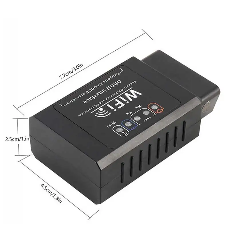 ELM327E автомобиля WI-FI V1.5 OBD2 OBDII сканирования Foseal сканер адаптер проверки двигателя