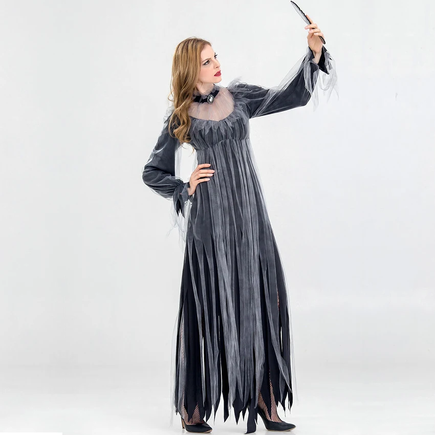 Белый ужас зомби Обувь под свадебное платье для невесты повязка на голову