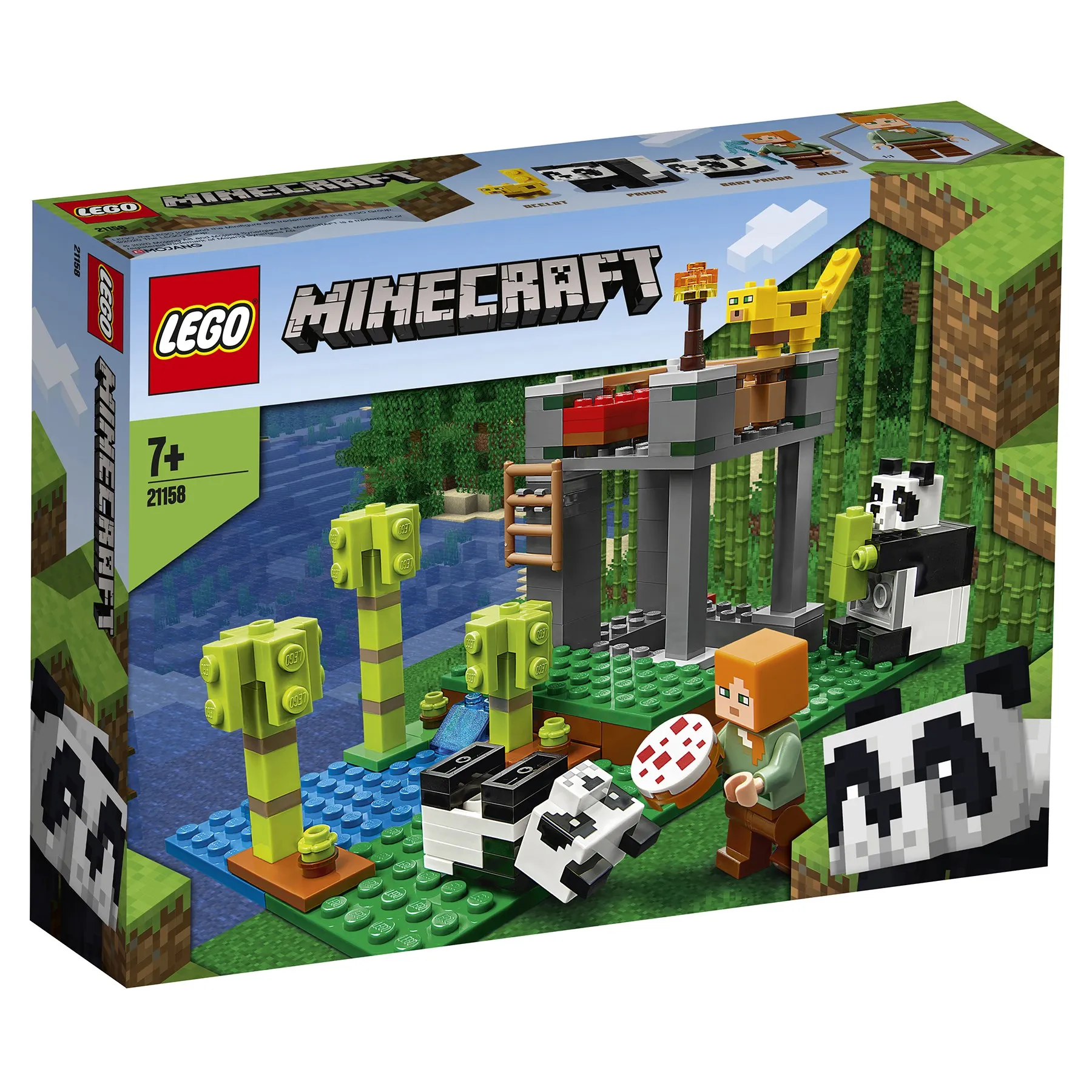 Конструктор LEGO Minecraft 21158 Питомник панд|Блочные конструкторы| |