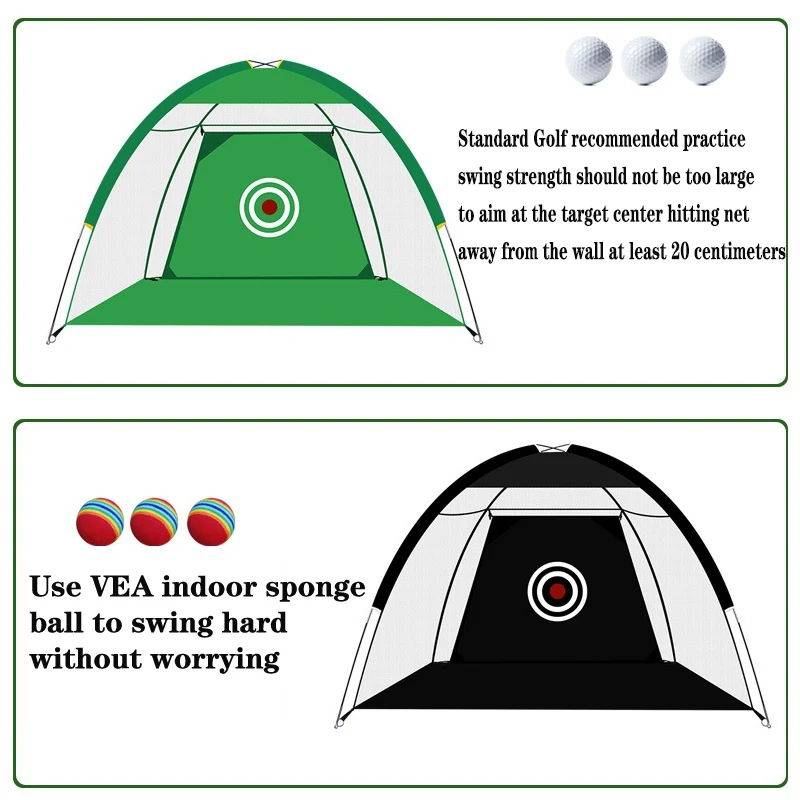 

Golf Training Aids Hitting Cage Golf Cage Swing Trainer Backyard Garden Grassland Golf Practice Net