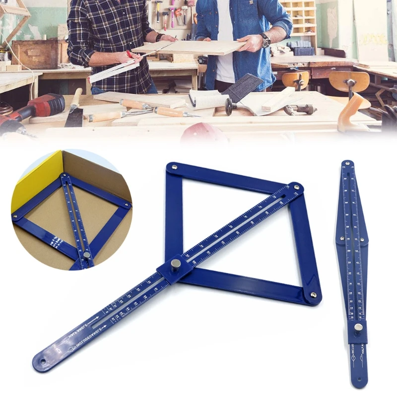 Многофункциональный транспортир квадратная линейка 38 см 45 см|Транспортиры| |