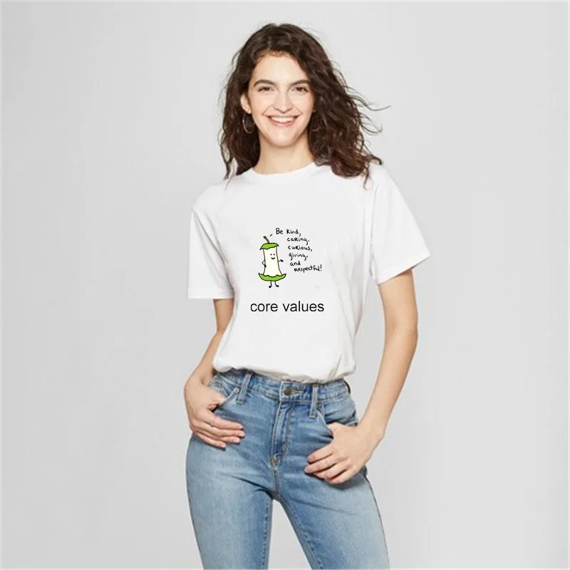 Playeras De Mujer Moda 2019 футболка с буквенным принтом Красивые футболки для девочек 90s